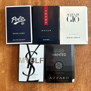 Men’s Cologne sample set of 5